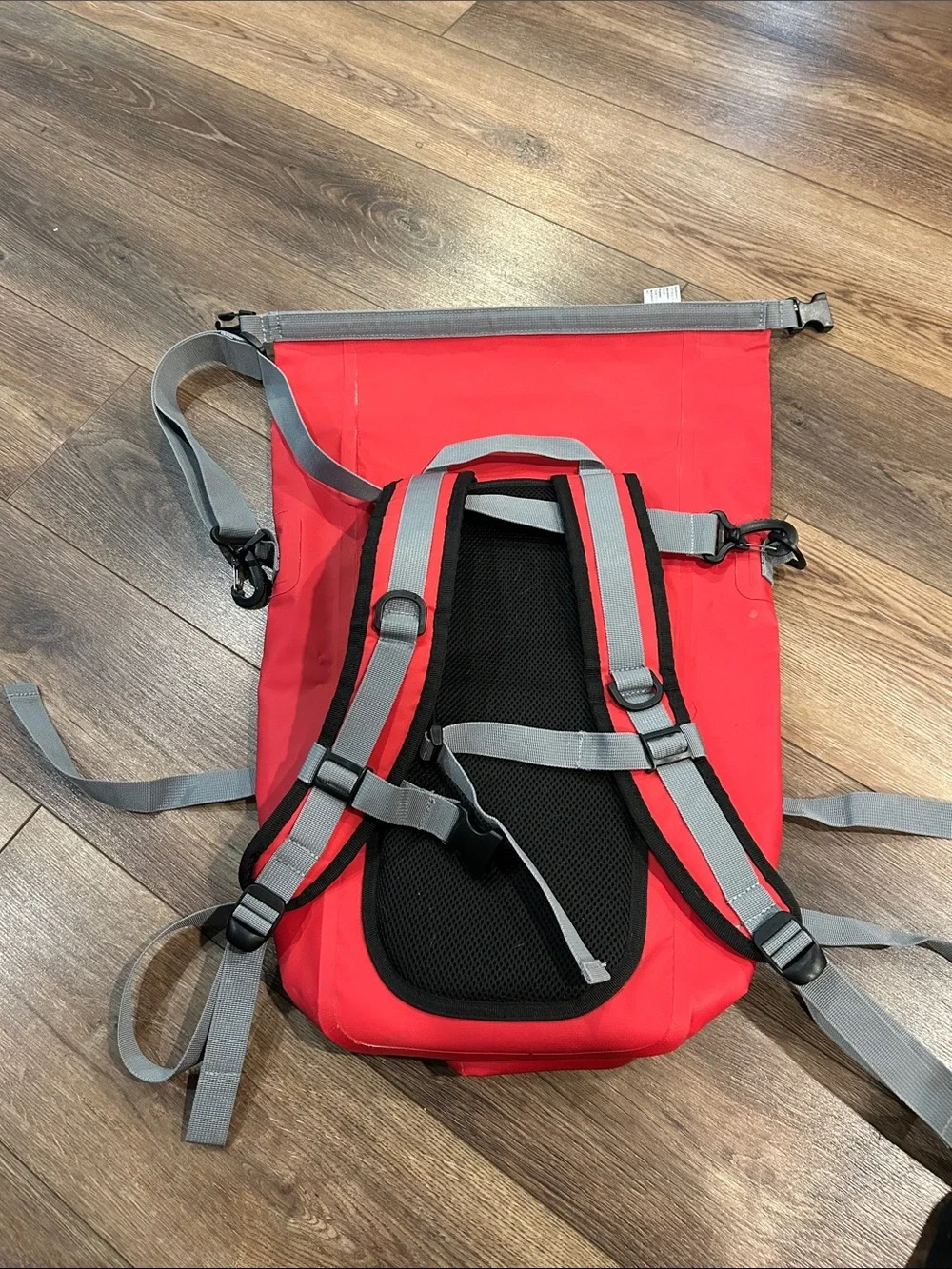 Ozark Trail Spring River Waterproof Roll Top Kayak Backpack, Red